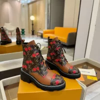 Cheap Louis Vuitton Boots For Women #1363308 Replica Wholesale [$155.00 USD] [ITEM#1363308] on Replica Louis Vuitton Boots
