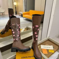 Cheap Louis Vuitton Boots For Women #1363313 Replica Wholesale [$192.00 USD] [ITEM#1363313] on Replica Louis Vuitton Boots