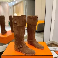 Cheap Hermes Boots For Women #1363330 Replica Wholesale [$238.02 USD] [ITEM#1363330] on Replica Hermes Boots