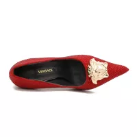 Cheap Versace High-Heeled Shoes For Women #1363352 Replica Wholesale [$82.00 USD] [ITEM#1363352] on Replica Versace High-Heeled Shoes