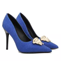 Cheap Versace High-Heeled Shoes For Women #1363353 Replica Wholesale [$82.00 USD] [ITEM#1363353] on Replica Versace High-Heeled Shoes