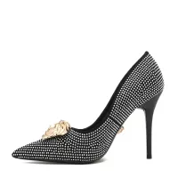Cheap Versace High-Heeled Shoes For Women #1363354 Replica Wholesale [$82.00 USD] [ITEM#1363354] on Replica Versace High-Heeled Shoes