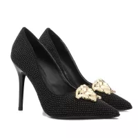 Cheap Versace High-Heeled Shoes For Women #1363355 Replica Wholesale [$82.00 USD] [ITEM#1363355] on Replica Versace High-Heeled Shoes