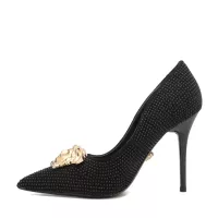 Cheap Versace High-Heeled Shoes For Women #1363355 Replica Wholesale [$82.00 USD] [ITEM#1363355] on Replica Versace High-Heeled Shoes