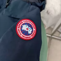 Cheap Canada Goose Down Feather Coat Long Sleeved For Women #1363623 Replica Wholesale [$160.00 USD] [ITEM#1363623] on Replica Canada Goose Down Feather Coat