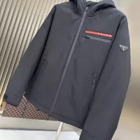 Cheap Prada Down Feather Coat Long Sleeved For Men #1363663 Replica Wholesale [$225.00 USD] [ITEM#1363663] on Replica Prada Down Feather Coat