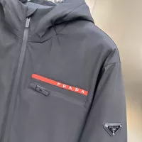 Cheap Prada Down Feather Coat Long Sleeved For Men #1363663 Replica Wholesale [$225.00 USD] [ITEM#1363663] on Replica Prada Down Feather Coat