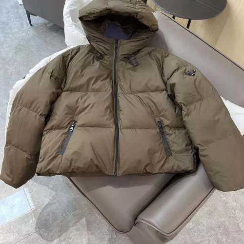 Prada Down Feather Coat Long Sleeved For Women #1363756