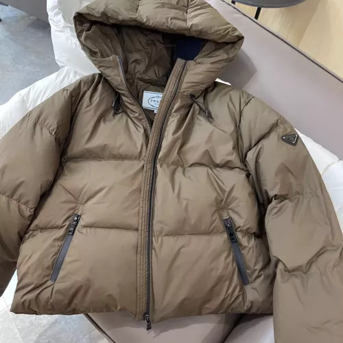 Cheap Prada Down Feather Coat Long Sleeved For Women #1363756 Replica Wholesale [$225.00 USD] [ITEM#1363756] on Replica Prada Down Feather Coat