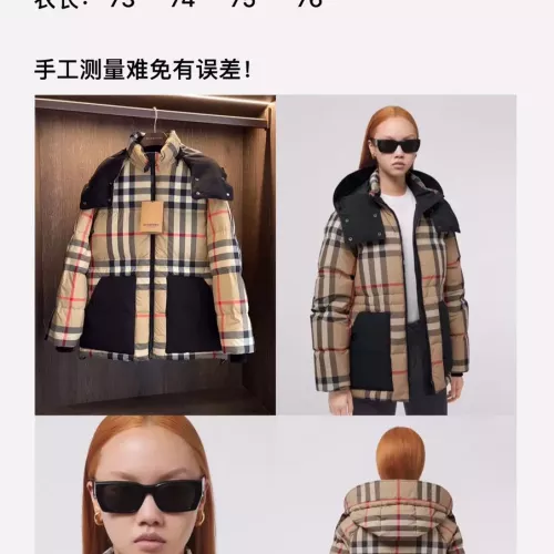 Cheap Burberry Down Feather Coat Long Sleeved For Unisex #1363765 Replica Wholesale [$172.00 USD] [ITEM#1363765] on Replica Burberry Down Feather Coat