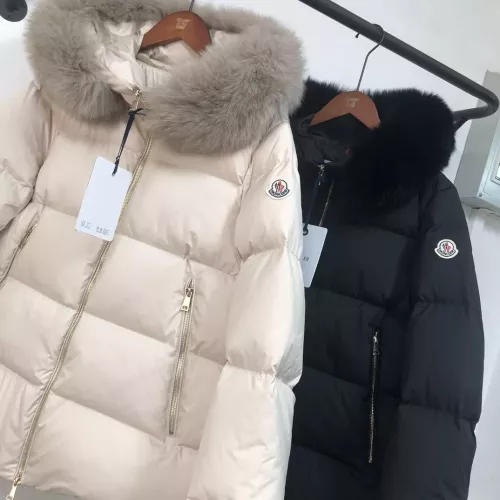 Cheap Moncler Down Feather Coat Long Sleeved For Women #1363990 Replica Wholesale [$205.00 USD] [ITEM#1363990] on Replica Moncler Down Feather Coat