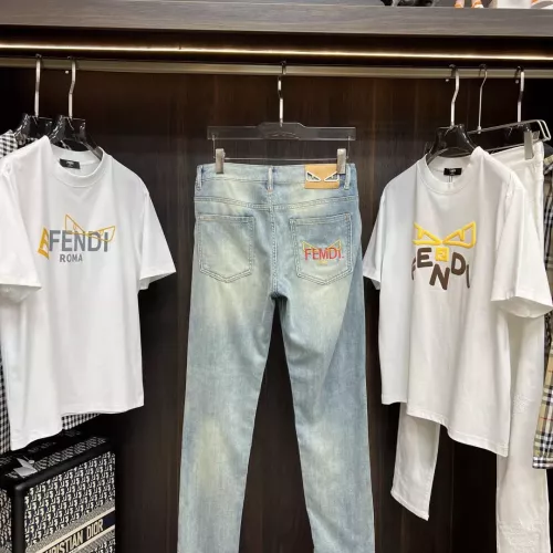 Cheap Fendi Jeans For Men #1364090 Replica Wholesale [$88.00 USD] [ITEM#1364090] on Replica Fendi Jeans