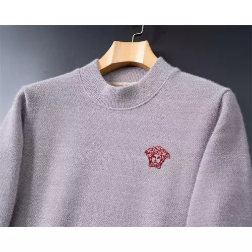 Cheap Versace Sweaters Long Sleeved For Men #1364219 Replica Wholesale [$52.00 USD] [ITEM#1364219] on Replica Versace Sweaters