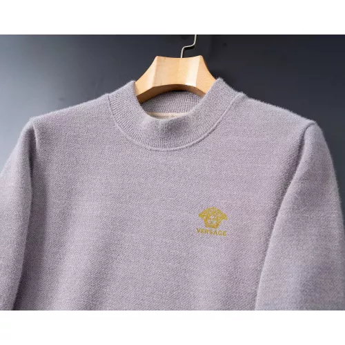 Cheap Versace Sweaters Long Sleeved For Men #1364258 Replica Wholesale [$52.00 USD] [ITEM#1364258] on Replica Versace Sweaters