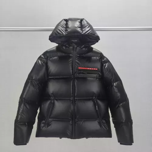 Cheap Prada Down Feather Coat Long Sleeved For Men #1364352 Replica Wholesale [$155.00 USD] [ITEM#1364352] on Replica Prada Down Feather Coat