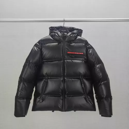 Cheap Prada Down Feather Coat Long Sleeved For Men #1364352 Replica Wholesale [$155.00 USD] [ITEM#1364352] on Replica Prada Down Feather Coat