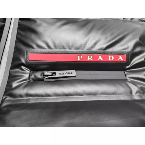 Cheap Prada Down Feather Coat Long Sleeved For Men #1364352 Replica Wholesale [$155.00 USD] [ITEM#1364352] on Replica Prada Down Feather Coat