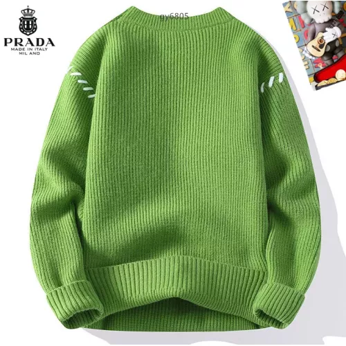 Cheap Prada Sweaters Long Sleeved For Men #1364554 Replica Wholesale [$48.00 USD] [ITEM#1364554] on Replica Prada Sweaters