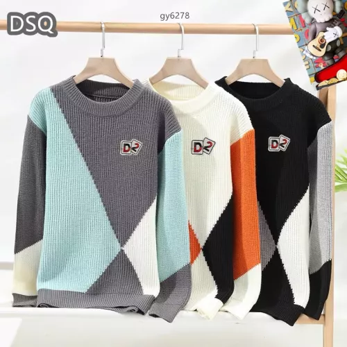 Cheap Dsquared Sweaters Long Sleeved For Men #1364597 Replica Wholesale [$48.00 USD] [ITEM#1364597] on Replica Dsquared Sweaters