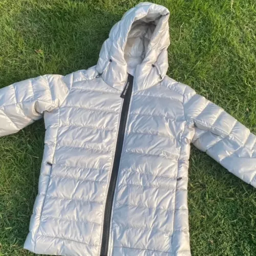 Cheap Moncler Down Feather Coat Long Sleeved For Women #1364653 Replica Wholesale [$180.00 USD] [ITEM#1364653] on Replica Moncler Down Feather Coat