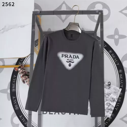 Prada T-Shirts Long Sleeved For Men #1364819