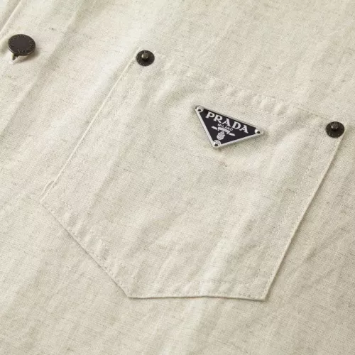 Cheap Prada Shirts Long Sleeved For Men #1364841 Replica Wholesale [$88.00 USD] [ITEM#1364841] on Replica Prada Shirts