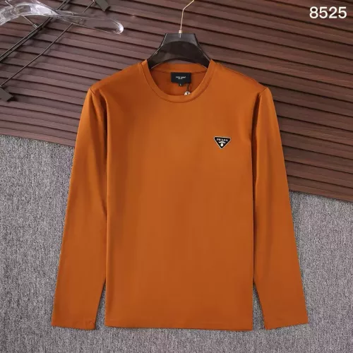 Prada T-Shirts Long Sleeved For Men #1364893