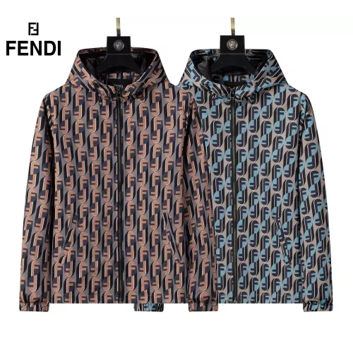 Cheap Fendi Jackets Long Sleeved For Men #1364950 Replica Wholesale [$52.00 USD] [ITEM#1364950] on Replica Fendi Jackets