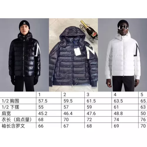 Cheap Moncler Down Feather Coat Long Sleeved For Men #1364999 Replica Wholesale [$125.00 USD] [ITEM#1364999] on Replica Moncler Down Feather Coat