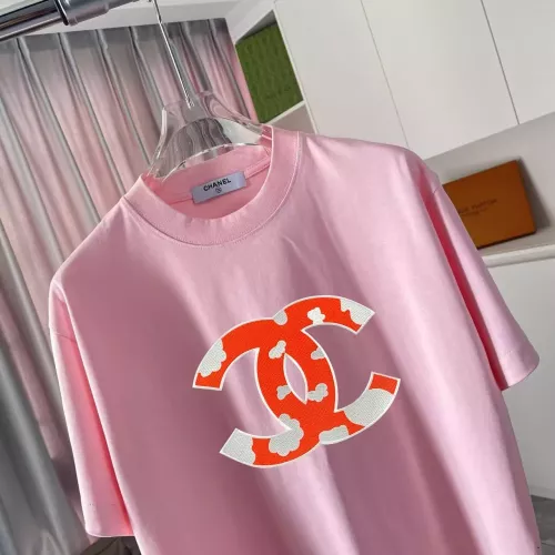 Cheap Chanel T-Shirts Short Sleeved For Unisex #1365338 Replica Wholesale [$42.00 USD] [ITEM#1365338] on Replica Chanel T-Shirts