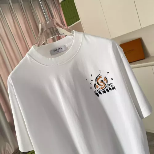 Cheap Chanel T-Shirts Short Sleeved For Unisex #1365357 Replica Wholesale [$42.00 USD] [ITEM#1365357] on Replica Chanel T-Shirts