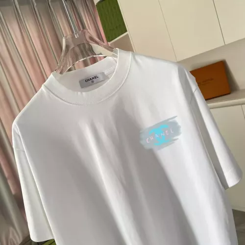 Cheap Chanel T-Shirts Short Sleeved For Unisex #1365365 Replica Wholesale [$42.00 USD] [ITEM#1365365] on Replica Chanel T-Shirts