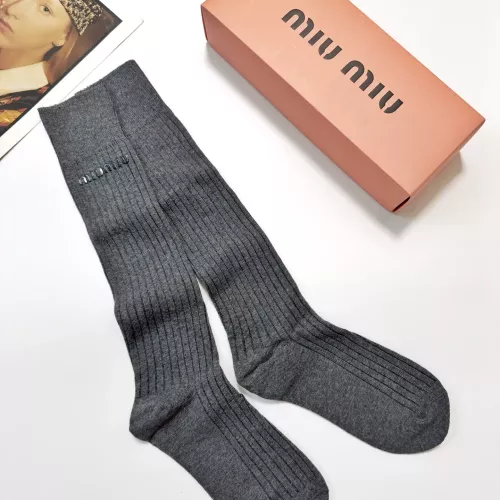 Cheap MIU MIU Socks #1365567 Replica Wholesale [$29.00 USD] [ITEM#1365567] on Replica MIU MIU Socks