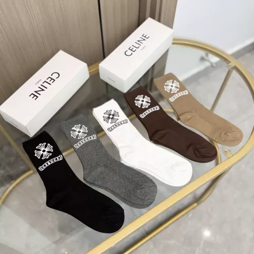 Cheap Chrome Hearts Socks #1365599 Replica Wholesale [$39.00 USD] [ITEM#1365599] on Replica Chrome Hearts Socks