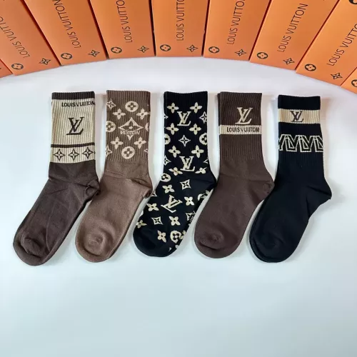 Cheap Louis Vuitton LV Socks #1365641 Replica Wholesale [$29.00 USD] [ITEM#1365641] on Replica Louis Vuitton LV Socks