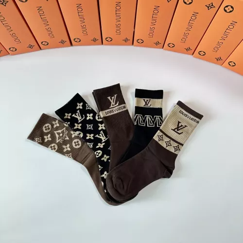 Cheap Louis Vuitton LV Socks #1365641 Replica Wholesale [$29.00 USD] [ITEM#1365641] on Replica Louis Vuitton LV Socks