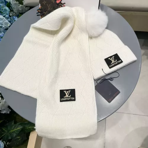 Cheap Louis Vuitton LV Hat and Scarf Set #1365664 Replica Wholesale [$64.00 USD] [ITEM#1365664] on Replica Louis Vuitton LV Hat and Scarf and Glove Set