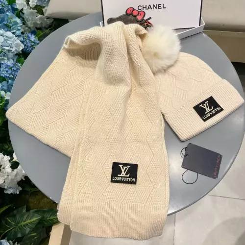 Cheap Louis Vuitton LV Hat and Scarf Set #1365665 Replica Wholesale [$64.00 USD] [ITEM#1365665] on Replica Louis Vuitton LV Hat and Scarf and Glove Set