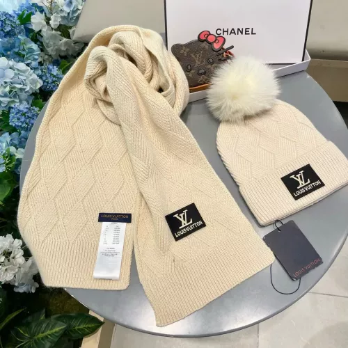 Cheap Louis Vuitton LV Hat and Scarf Set #1365665 Replica Wholesale [$64.00 USD] [ITEM#1365665] on Replica Louis Vuitton LV Hat and Scarf and Glove Set