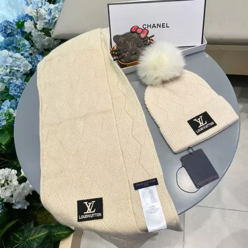 Cheap Louis Vuitton LV Hat and Scarf Set #1365665 Replica Wholesale [$64.00 USD] [ITEM#1365665] on Replica Louis Vuitton LV Hat and Scarf and Glove Set