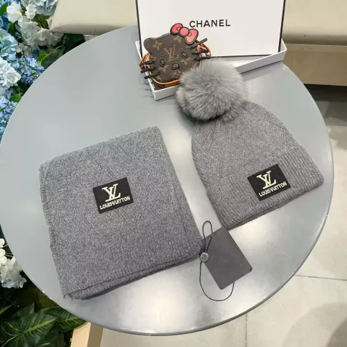 Cheap Louis Vuitton LV Hat and Scarf Set #1365666 Replica Wholesale [$64.00 USD] [ITEM#1365666] on Replica Louis Vuitton LV Hat and Scarf and Glove Set