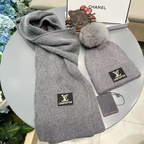 Cheap Louis Vuitton LV Hat and Scarf Set #1365666 Replica Wholesale [$64.00 USD] [ITEM#1365666] on Replica Louis Vuitton LV Hat and Scarf and Glove Set