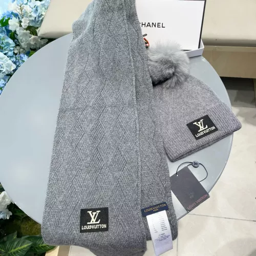 Cheap Louis Vuitton LV Hat and Scarf Set #1365666 Replica Wholesale [$64.00 USD] [ITEM#1365666] on Replica Louis Vuitton LV Hat and Scarf and Glove Set