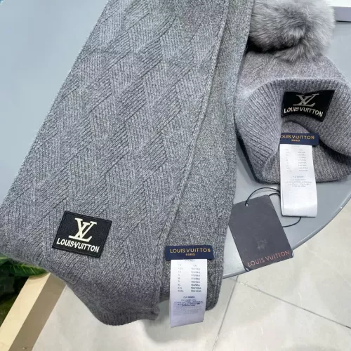 Cheap Louis Vuitton LV Hat and Scarf Set #1365666 Replica Wholesale [$64.00 USD] [ITEM#1365666] on Replica Louis Vuitton LV Hat and Scarf and Glove Set