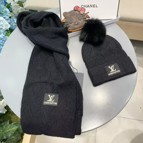 Cheap Louis Vuitton LV Hat and Scarf Set #1365667 Replica Wholesale [$64.00 USD] [ITEM#1365667] on Replica Louis Vuitton LV Hat and Scarf and Glove Set