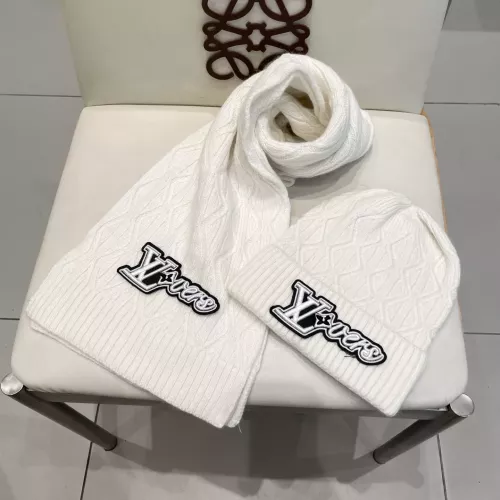 Cheap Louis Vuitton LV Hat and Scarf Set #1365668 Replica Wholesale [$64.00 USD] [ITEM#1365668] on Replica Louis Vuitton LV Hat and Scarf and Glove Set