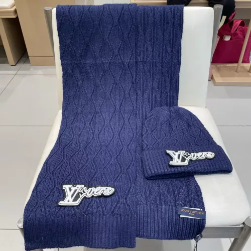 Cheap Louis Vuitton LV Hat and Scarf Set #1365670 Replica Wholesale [$64.00 USD] [ITEM#1365670] on Replica Louis Vuitton LV Hat and Scarf and Glove Set