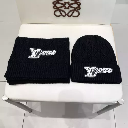 Cheap Louis Vuitton LV Hat and Scarf Set #1365671 Replica Wholesale [$64.00 USD] [ITEM#1365671] on Replica Louis Vuitton LV Hat and Scarf and Glove Set
