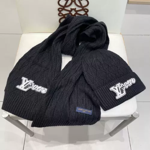Cheap Louis Vuitton LV Hat and Scarf Set #1365671 Replica Wholesale [$64.00 USD] [ITEM#1365671] on Replica Louis Vuitton LV Hat and Scarf and Glove Set