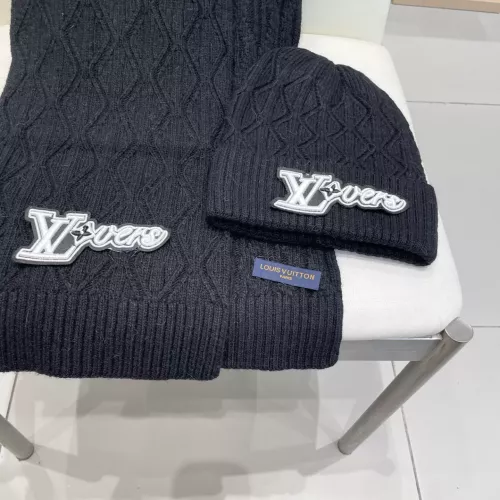 Cheap Louis Vuitton LV Hat and Scarf Set #1365671 Replica Wholesale [$64.00 USD] [ITEM#1365671] on Replica Louis Vuitton LV Hat and Scarf and Glove Set